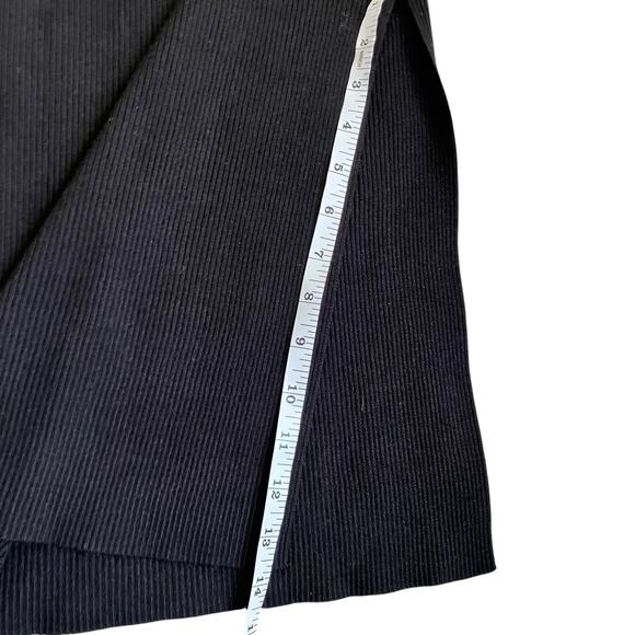 House of Harlow 1960 Sz XS NWT Ribbed Knit Polo Dress Midi Short Sleeve Black - Picture 16 of 16